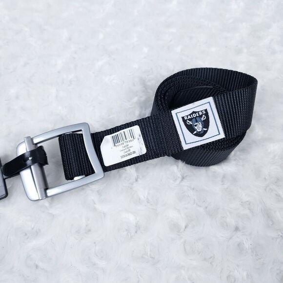 Oakland Raiders Navy Blue Adjustable Field Belt Size S/M - Picture 9 of 9